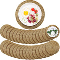 60Pcs 13" Rattan Woven Round Placemats