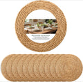 12Pcs 13" Round Woven Placemats Plate Chargers